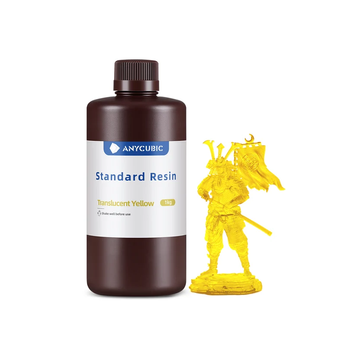 Фотополімерна смола ANYCUBIC Standard Resin - Напівпрозорий жовтий (Translucent Yellow) 1 л SPTTY-10 фото