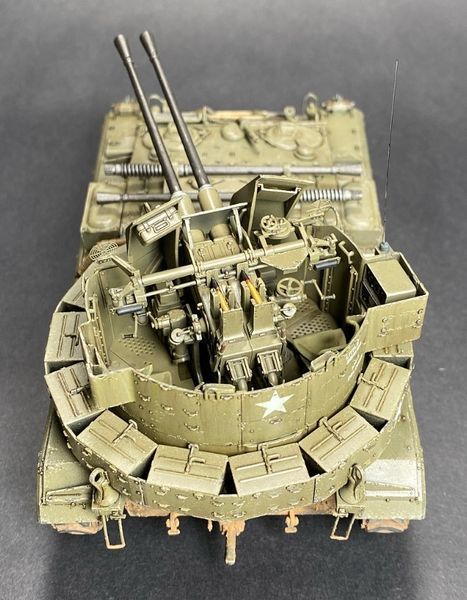 Американська самохідна зенітна установка 1/72 M19 Foreart 2004 , збірна модель зенітної установки Фореарт FA2004 фото