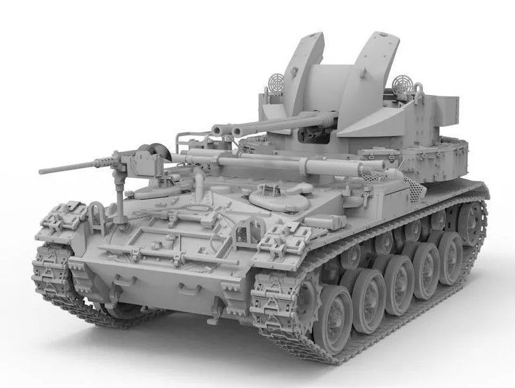 Американська самохідна зенітна установка 1/72 M19 Foreart 2004 , збірна модель зенітної установки Фореарт FA2004 фото