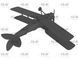 Сборная модель ICM 1/32 DH. 82A Tiger Moth с бомбами, Британский учебный самолет 2 СВ 32038 ICM32038 фото 11