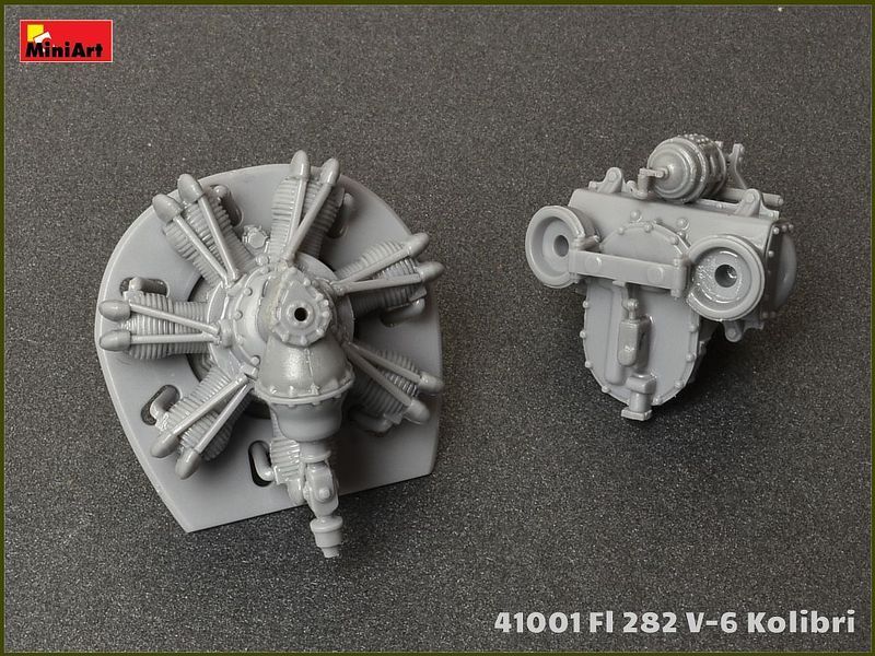 Німецький дослідний вертоліт 1/35 Flettner Fl 282 Kolibri V-6 MiniArt 41001 , збірна модель Колібрі Мініарт MA41001 фото