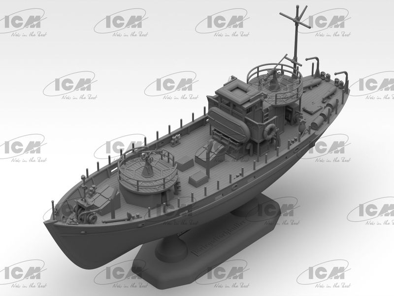 Сборная модель ICM - KFK Kriegsfischkutter, немецкий многоцелевой катер 2 СВ (S.012) ICMS012 фото