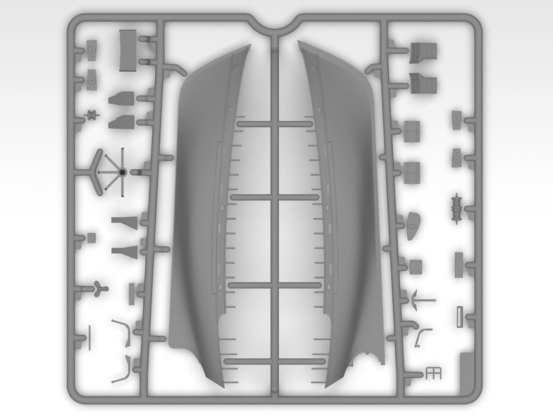 Сборная модель ICM - KFK Kriegsfischkutter, немецкий многоцелевой катер 2 СВ (S.012) ICMS012 фото