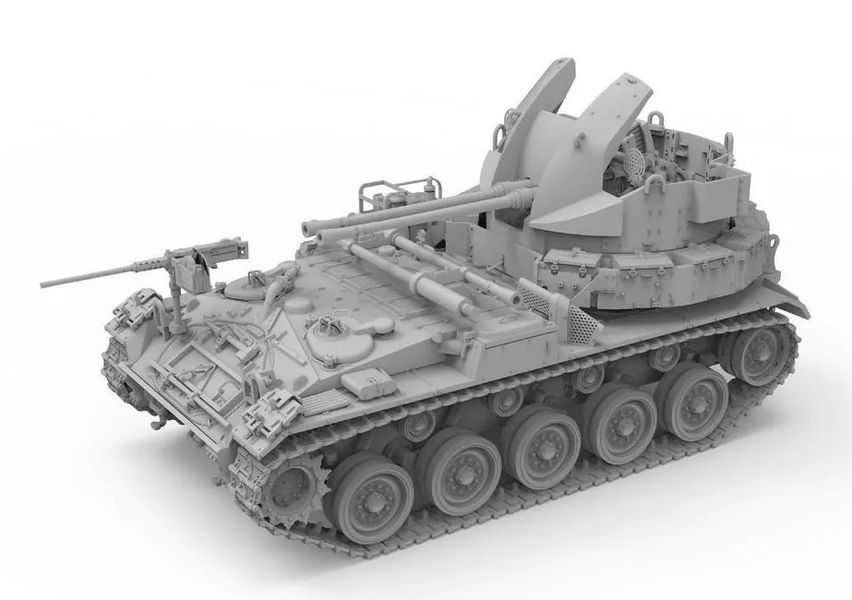Американська самохідна зенітна установка 1/72 M19 Foreart 2004 , збірна модель зенітної установки Фореарт FA2004 фото