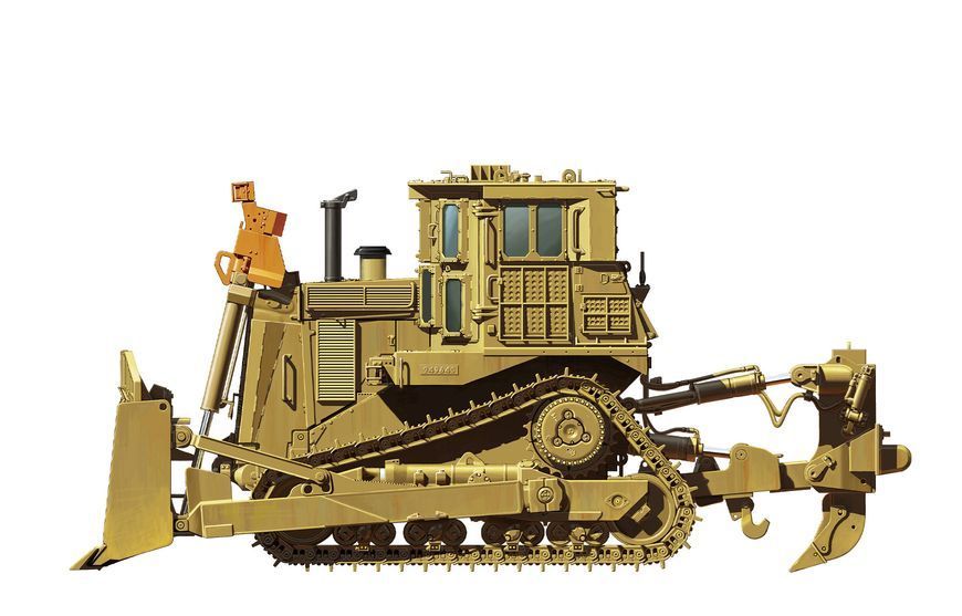 Сборная модель 1/35 бронированный бульдозер D9R Meng SS-002 SS-002 фото