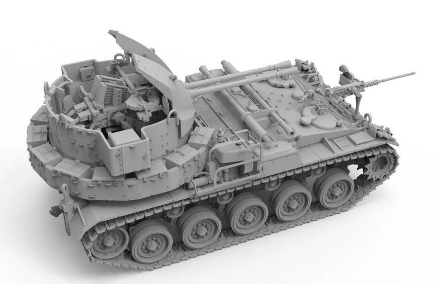 Американська самохідна зенітна установка 1/72 M19 Foreart 2004 , збірна модель зенітної установки Фореарт FA2004 фото