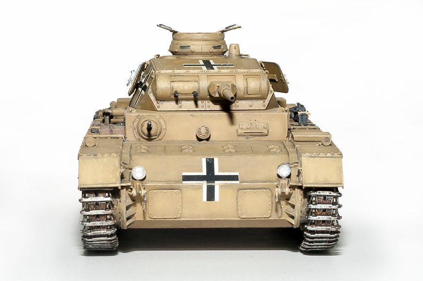 Німецький середній танк 1/35 Pz.Kpfw.III Ausf C MiniArt 35166 , збірна модель танку Мініарт MA35166 фото