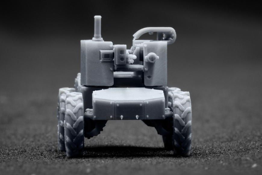 Український наземний дрон 1/72 UGV LIUT MAG & ПКТ Scale X VG-72003 , збірна модель Лють Скейл Х VG-72003 фото