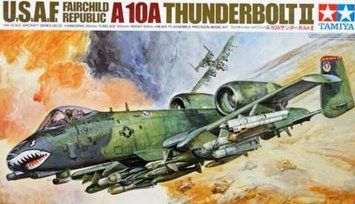 Американський штурмовий літак 1/48 A-10A Thunderbolt II Tamiya 61028 , збірна модель Тандерболт Тамія TAM61028 фото