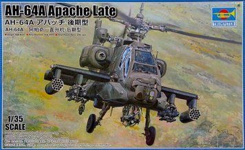 Американский боевой вертолет 1/35 AH-64A Apache Late Trumpeter 05115 , сборная модель вертолет Апач Трумпетер TR05115 фото