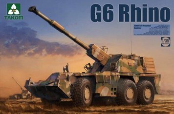 Сборная модель САУ 1/35 SANDF Self-Propelled Howitzer G6 Rhino Таком 2052 2052 фото