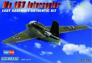 Збірна модель 1/72 німецький реактивний винищувач Me 163 Interceptor HobbyBoss HB80238 HB80238 фото