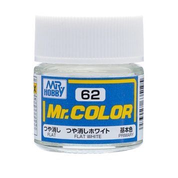 Акрилова фарба Mr.Color Матовий білий (Flat White) Mr.Hobby C062 C062 фото