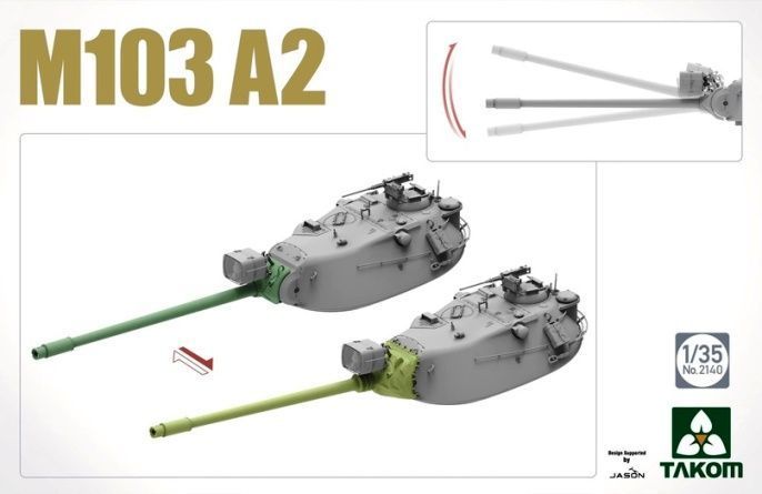 Збірна модель 1/35 американський танк M103A2 Takom 2140 TK2140 фото