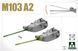 Збірна модель 1/35 американський танк M103A2 Takom 2140 TK2140 фото 3
