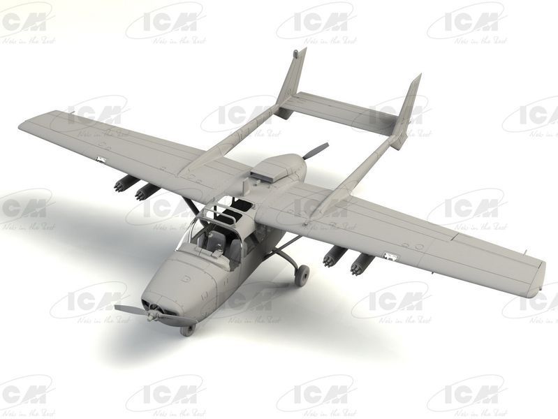 Сборная модель ICM 1/48 Cessna O-2A Skymaster, Американский самолет-разведчик 48290 ICM48290 фото