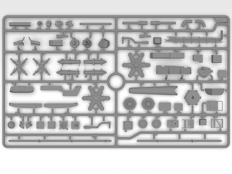 Збірна модель ICM 1/35 CH-54A Tarhe з універсальним військовим контейнером (53057) ICM53057 фото