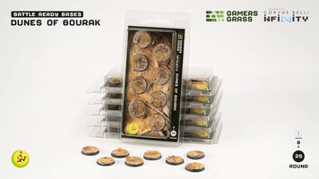Декорована основа (Круг) - Дюни Бурака (Infinity) (25 мм / 8 шт) GamersGrass GGB-DBR25 GGB-DBR25 фото