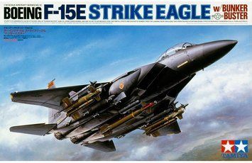 Американський винищувач 1/32 Boeing F-15E Strike Eagle w/"Bunker Buster" Tamiya 60312 , збірна модель Тамія TAM60312 фото