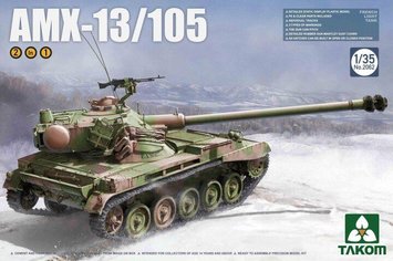 Сборная модель Танк 1/35 French Light Tank AMX-13/105 Таком 2062 2062 фото