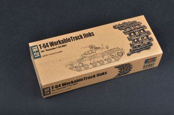 Советские траки 1/35 для танков Т-64 Trumpeter 02051 , набор деталировки Трумпетер TR02051 фото