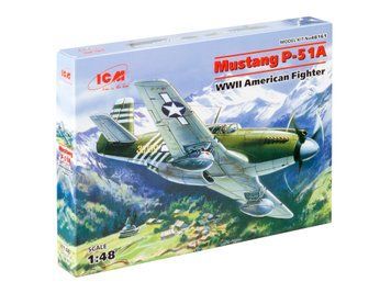 Сборная модель ICM 1/48 Мустанг Р-51А, американский истребитель 2 Мировой войны 48161 ICM48161 фото