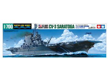 Американский авианосец 1/700 CV-3 Saratoga 1944-1945 Tamiya 31713 , сборная модель авианосец Саратога Тамия TAM31713 фото
