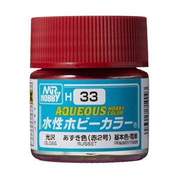 Акрилова фарба Aqueous Hobby Colors Коричнево-червоний (Russet) Mr.Hobby H033 H033 фото