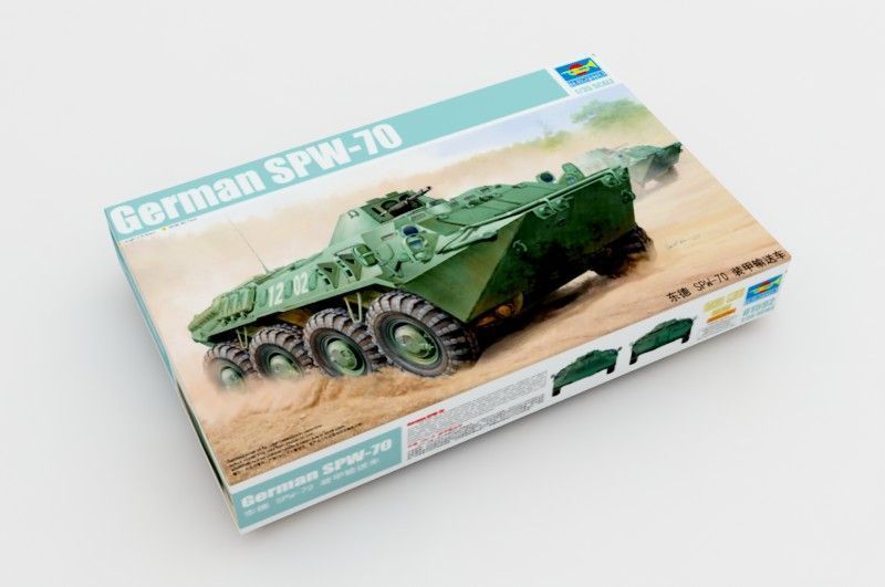 Немецкий бронетранспортер 1/35 SPW-70 (БТР-70) Trumpeter 01592 , сборная модель бтр Трумпетер TR01592 фото