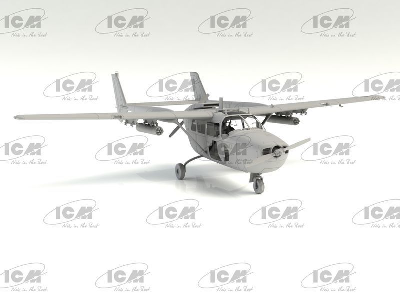 Сборная модель ICM 1/48 O-2A позднего производства, Американский самолет-разведчик 48292 ICM48292 фото