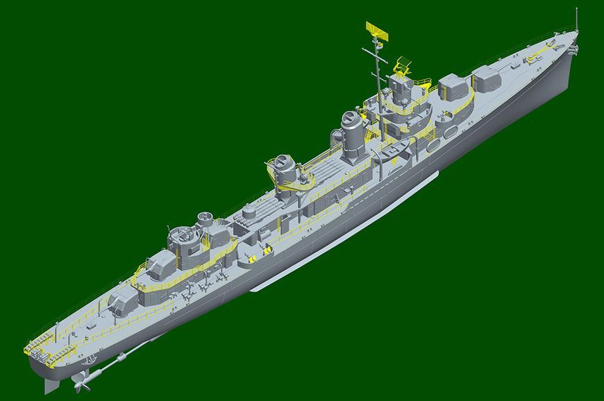 Американський есмінець 1/350 USS Fletcher DD-445 I Love Kit 65309 , збірна модель Флетчер ILK65309 фото
