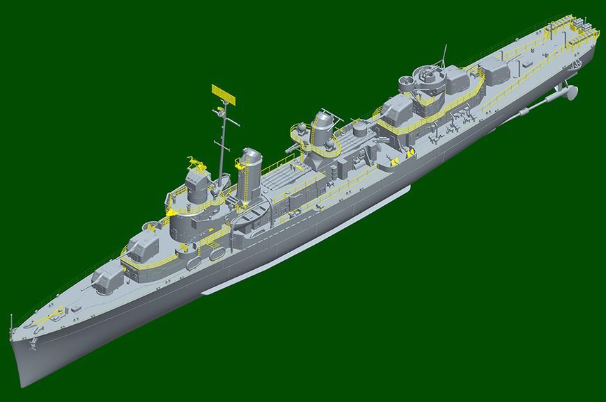 Американський есмінець 1/350 USS Fletcher DD-445 I Love Kit 65309 , збірна модель Флетчер ILK65309 фото