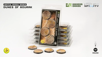 Декорована основа (Круг) - Дюни Бурака (Infinity) (40 мм / 4 шт) GamersGrass GGB-DBR40 GGB-DBR40 фото