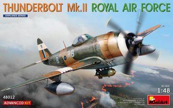 Американський винищувач 1/48 Thunderbolt Mk.II (Великобританія) Розш. комплект (Royal Air Force) MiniArt 48012 MA48012 фото