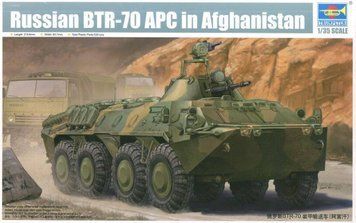 Радянський бронетранспортер 1/35 БТР-70 Афганістан Trumpeter 01593 , збірна модель бтр Трумпетер TR01593 фото