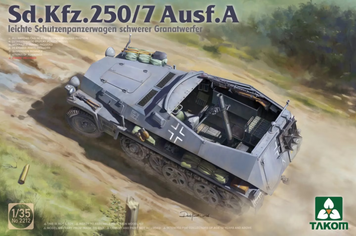 Німецький мінометний бронетранспортер 1/35 Sd.Kfz.250/7 Ausf.A Takom 2212 , збірна модель бтр Sd.Kfz.250 Таком TK2212 фото