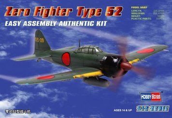 Збірна модель 1/72 японський палубний винищувач Zero Fighter Type 52 HobbyBoss HB80241 HB80241 фото