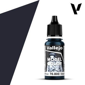Акрилова фарба Блакитний метал (Gunmetal Blue) Vallejo VAL 70800 VAL 70800 фото