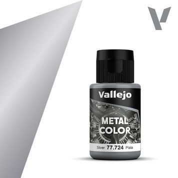 Акрилова фарба Срібло (Silver) Vallejo VAL 77724 VAL 77724 фото