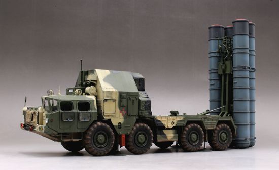 Сборная модель 1/35 ЗРК С-300 (экспортный) (48N6E of 5P85S TEL S-300PMU SA-10 Grumble) Trumpeter 01038 TR01038 фото