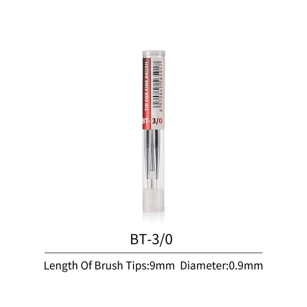 Тонкі пензлі-насадки &Oslash;1.7 х 6 мм (Brush Tips for AT-FB Aluminum Shank) Dspiae FBT-2.0 FBT-2.0 фото