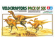 Велоцираптор 1/35 Velociraptors Pack of Six Diorama Set Series №5 Tamiya 60105 , сборная модель Тамия TAM60105 фото 1