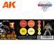 Набор акриловых красок Огненные эффекты (Wargame Color Set. Fire Effects.) 4 шт AK-Interactive AK1071 AK1071 фото 2