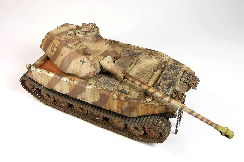 Немецкий тяжелый танк 1/35 VK 45.02 (P) Hintern HobbyBoss 82445, сборная модель танка Хоббибос HB82445 фото