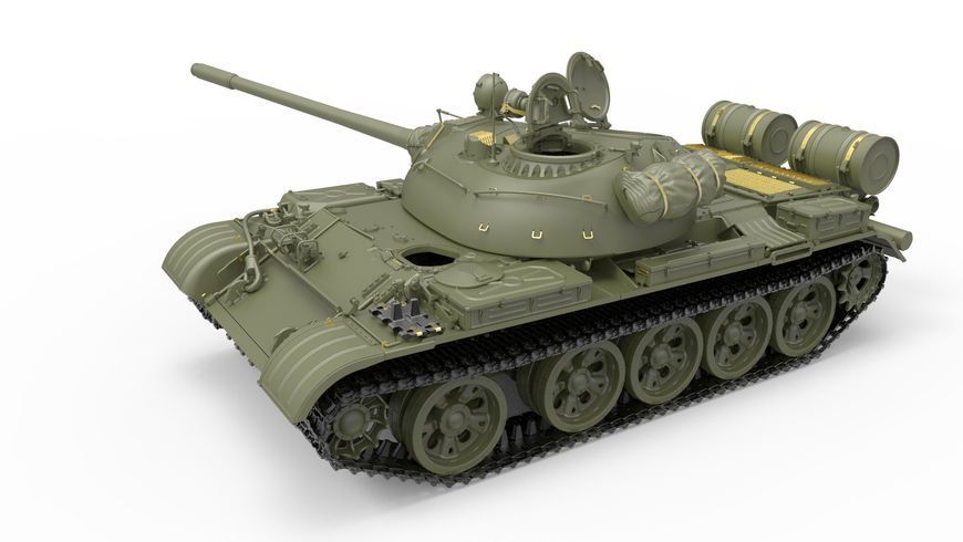 Радянський основний бойовий танк 1/35 Т-55 (T-55 Soviet Medium Tank) MiniArt 37027 , збірна модель Мініарт MA37027 фото