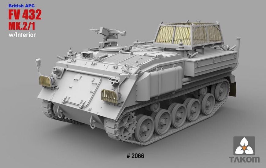 Збірна модель Бронетранспортер 1/35 British APC FV432 Mk.2/1 Takom 2066 2066 фото