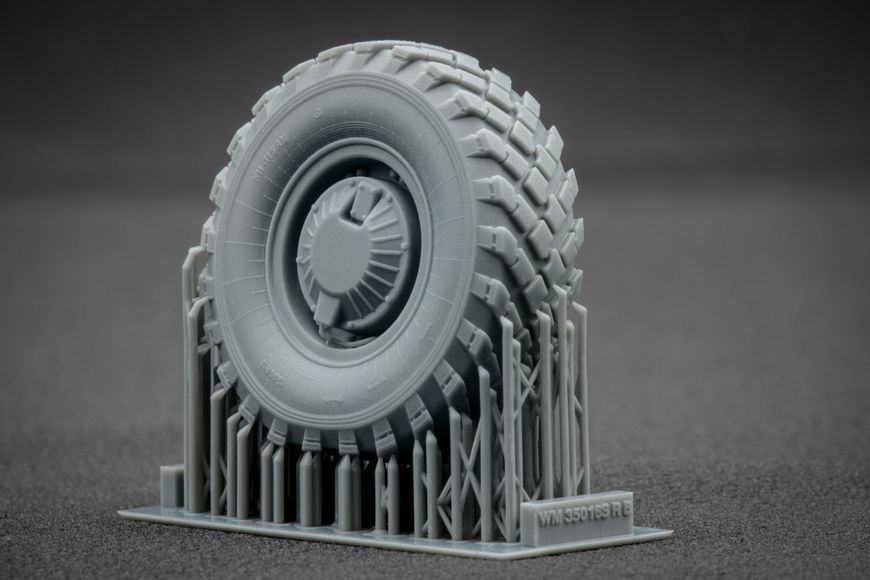Набір деформованих коліс 1/35 v2 для ГАЗ Тигр (Meng) Scale X WM-35016W , набір деталювання Скейл Х WM-35016W фото