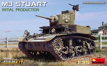 Американський легкий танк 1/35 М3 Стюарт (M3 Stuart Initial Prod) MiniArt 35401 , збірна модель Мініарт MA35401 фото