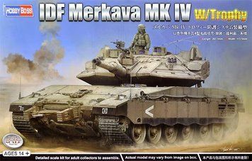 Сборная модель 1/35 израильский основной боевой танк Merkava Mk IV w/Trophy (IDF) HobbyBoss HB84523 HB84523 фото