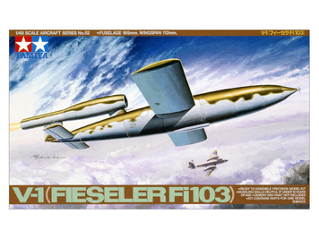 Немецкая крылатая ракета 1/48 V-1 Fieseler Fi 103 Tamiya 61052 , сборная модель ракета Фау-1 Тамия TAM61052 фото